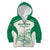 Custom South Africa Cricket Kid Hoodie Protea Fire - Wonder Print Shop