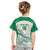 Custom South Africa Cricket Kid T Shirt Protea Fire - Wonder Print Shop
