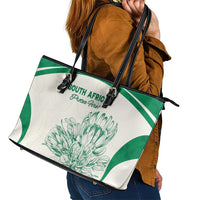 South Africa Cricket Leather Tote Bag Protea Fire - Wonder Print Shop