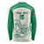 Custom South Africa Cricket Long Sleeve Shirt Protea Fire - Wonder Print Shop