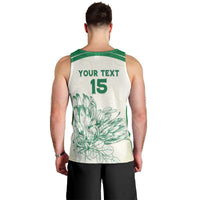Custom South Africa Cricket Men Tank Top Protea Fire - Wonder Print Shop