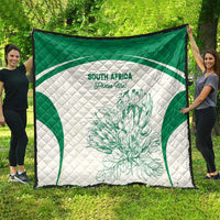 South Africa Cricket Quilt Protea Fire - Wonder Print Shop