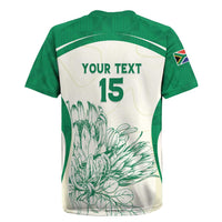 Custom South Africa Cricket Rugby Jersey Protea Fire - Wonder Print Shop