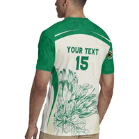Custom South Africa Cricket Rugby Jersey Protea Fire - Wonder Print Shop