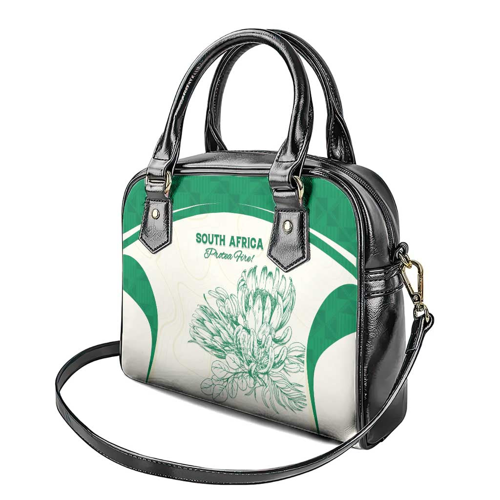 South Africa Cricket Shoulder Handbag Protea Fire - Wonder Print Shop