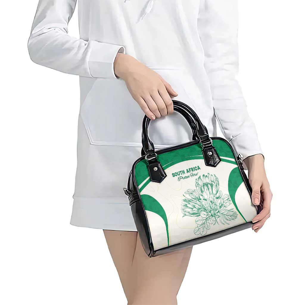 South Africa Cricket Shoulder Handbag Protea Fire - Wonder Print Shop