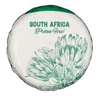 South Africa Cricket Spare Tire Cover Protea Fire - Wonder Print Shop