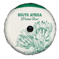 South Africa Cricket Spare Tire Cover Protea Fire - Wonder Print Shop