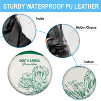 South Africa Cricket Spare Tire Cover Protea Fire - Wonder Print Shop