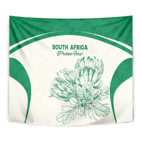 South Africa Cricket Tapestry Protea Fire - Wonder Print Shop