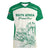 Custom South Africa Cricket Women V-Neck T-Shirt Protea Fire - Wonder Print Shop