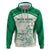 Custom South Africa Cricket Zip Hoodie Protea Fire - Wonder Print Shop