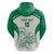 Custom South Africa Cricket Zip Hoodie Protea Fire - Wonder Print Shop