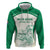 Custom South Africa Cricket Zip Hoodie Protea Fire - Wonder Print Shop
