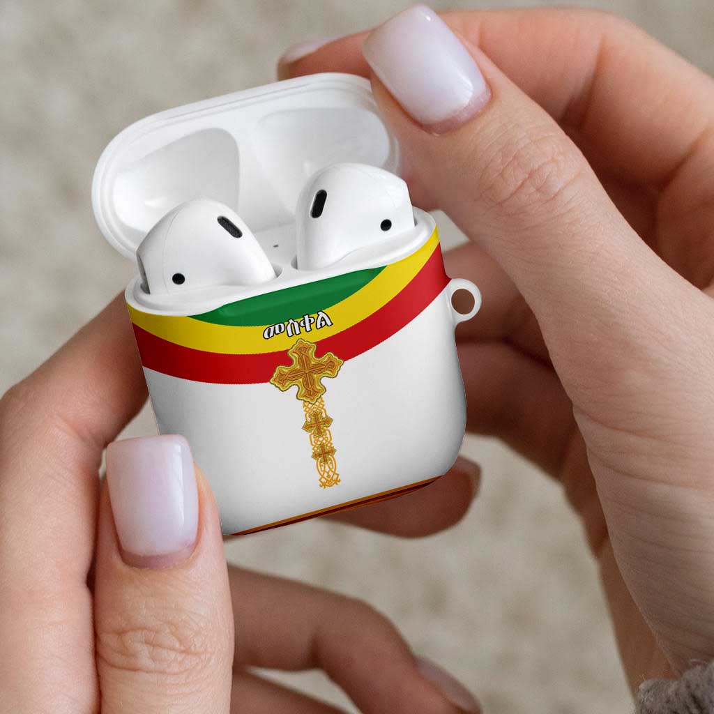 Ethiopia Meskel AirPods Case Ethiopian Cross - Wonder Print Shop