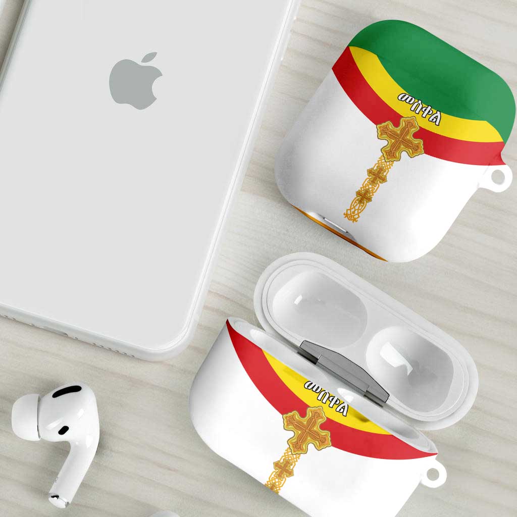 Ethiopia Meskel AirPods Case Ethiopian Cross - Wonder Print Shop