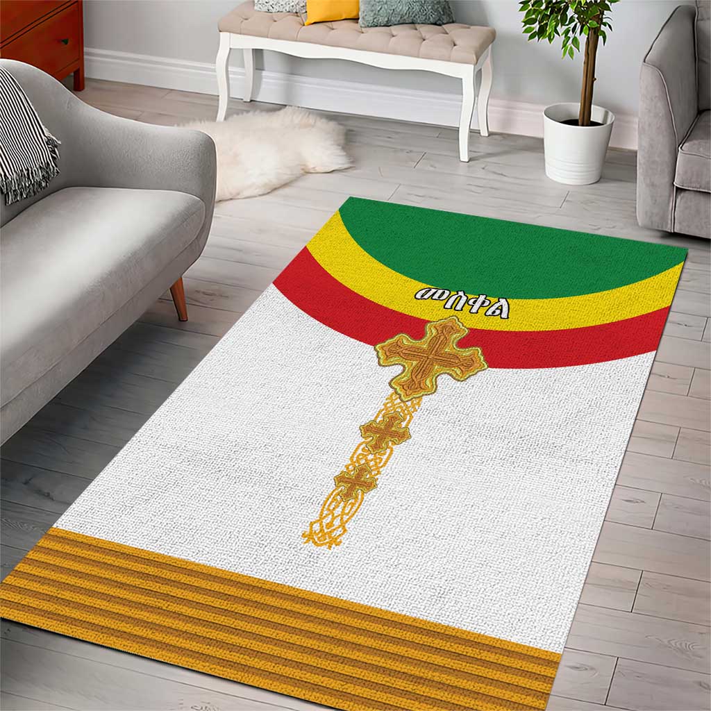 Ethiopia Meskel Area Rug Ethiopian Cross - Wonder Print Shop
