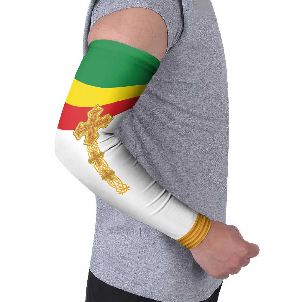 Ethiopia Meskel Arm Sleeves Ethiopian Cross - Wonder Print Shop