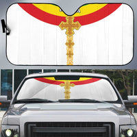 Ethiopia Meskel Auto Sun Shade Ethiopian Cross - Wonder Print Shop