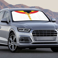 Ethiopia Meskel Auto Sun Shade Ethiopian Cross - Wonder Print Shop