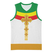Ethiopia Meskel Basketball Jersey Ethiopian Cross - Wonder Print Shop