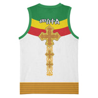 Ethiopia Meskel Basketball Jersey Ethiopian Cross - Wonder Print Shop