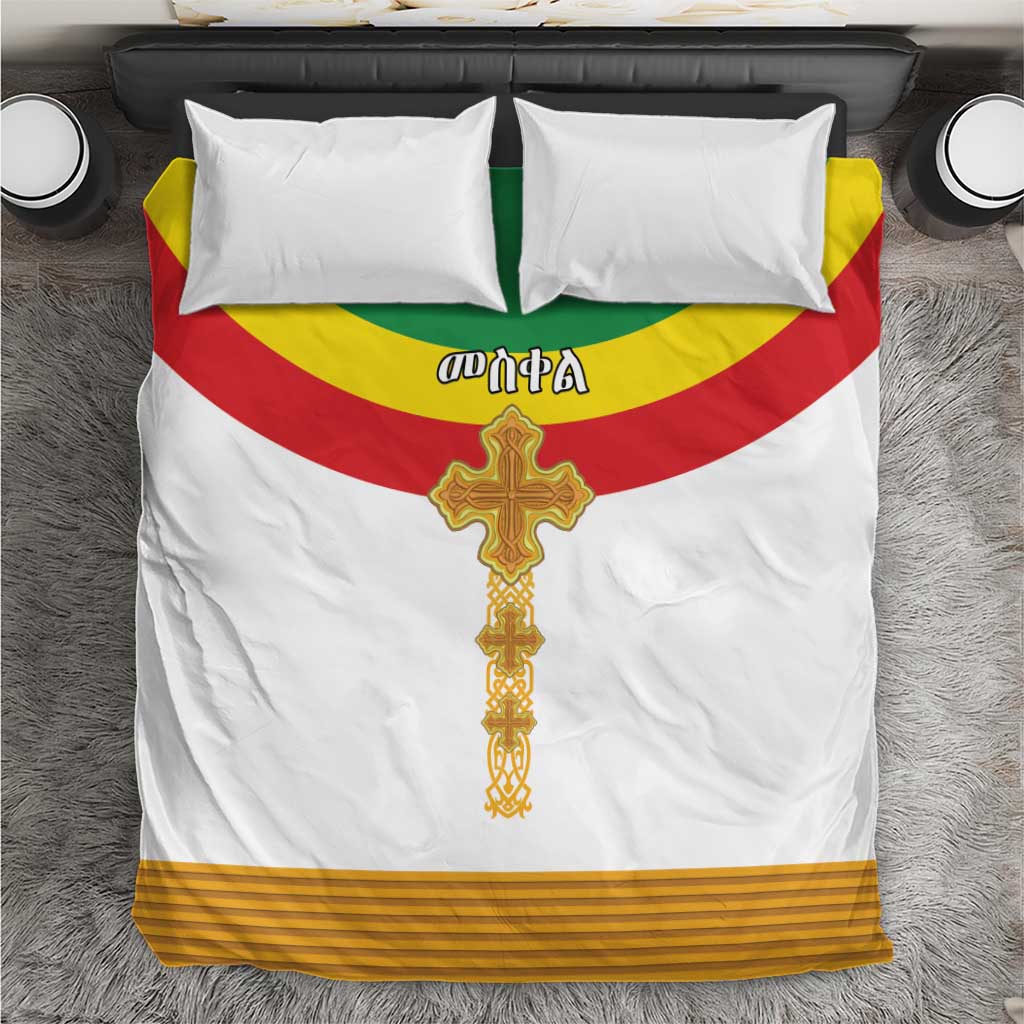 Ethiopia Meskel Bedding Set Ethiopian Cross - Wonder Print Shop