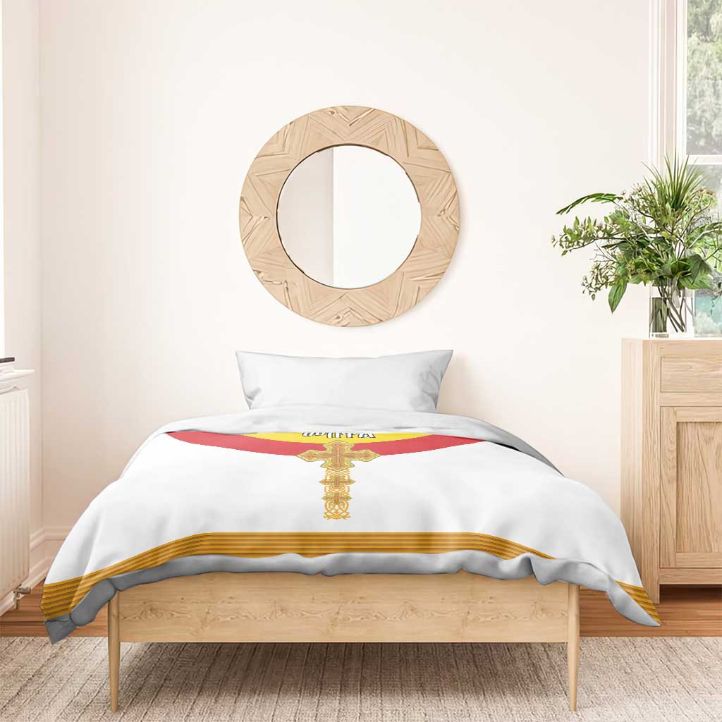Ethiopia Meskel Bedding Set Ethiopian Cross - Wonder Print Shop