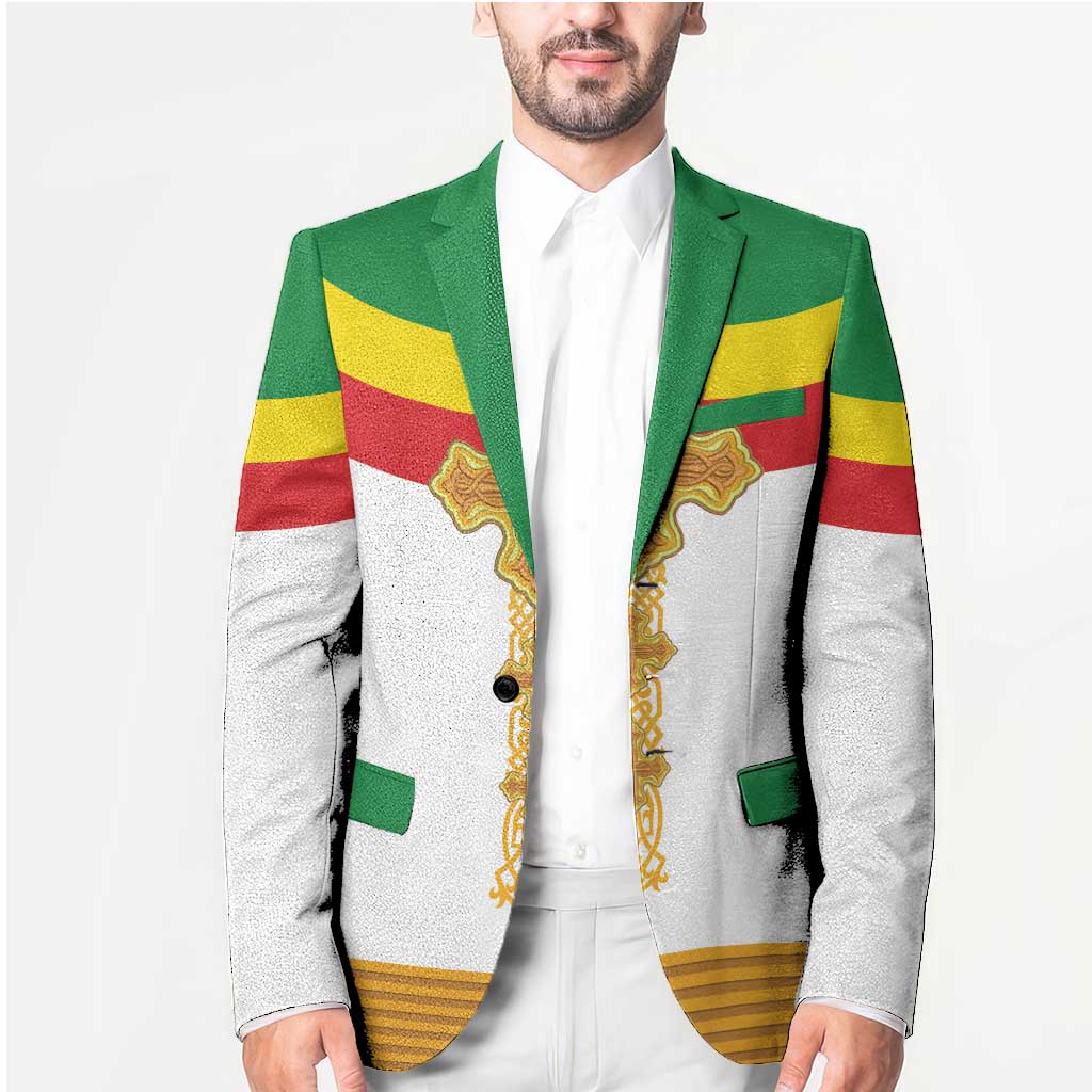 Ethiopia Meskel Blazer Ethiopian Cross - Wonder Print Shop