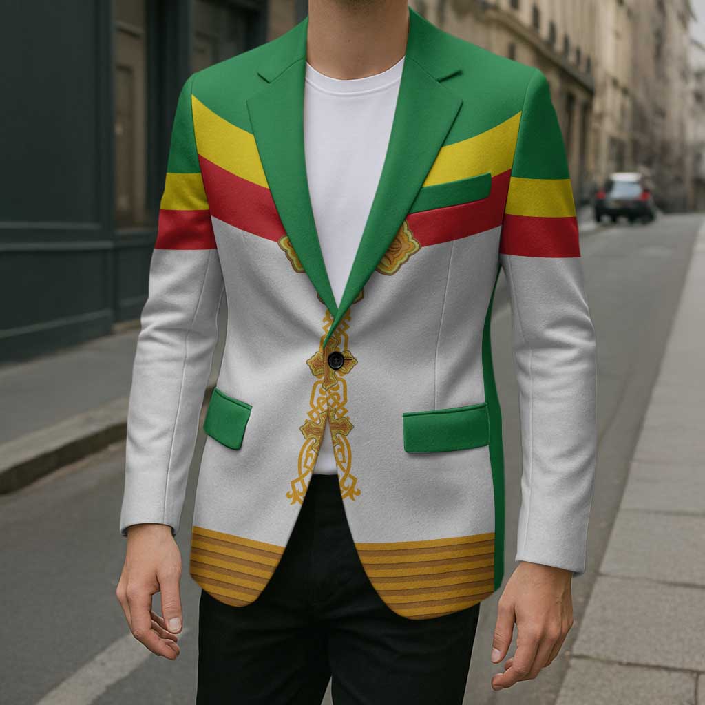 Ethiopia Meskel Blazer Ethiopian Cross - Wonder Print Shop