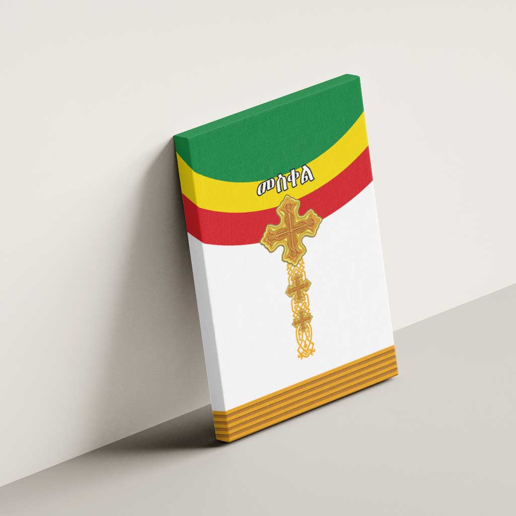 Ethiopia Meskel Canvas Wall Art Ethiopian Cross - Wonder Print Shop