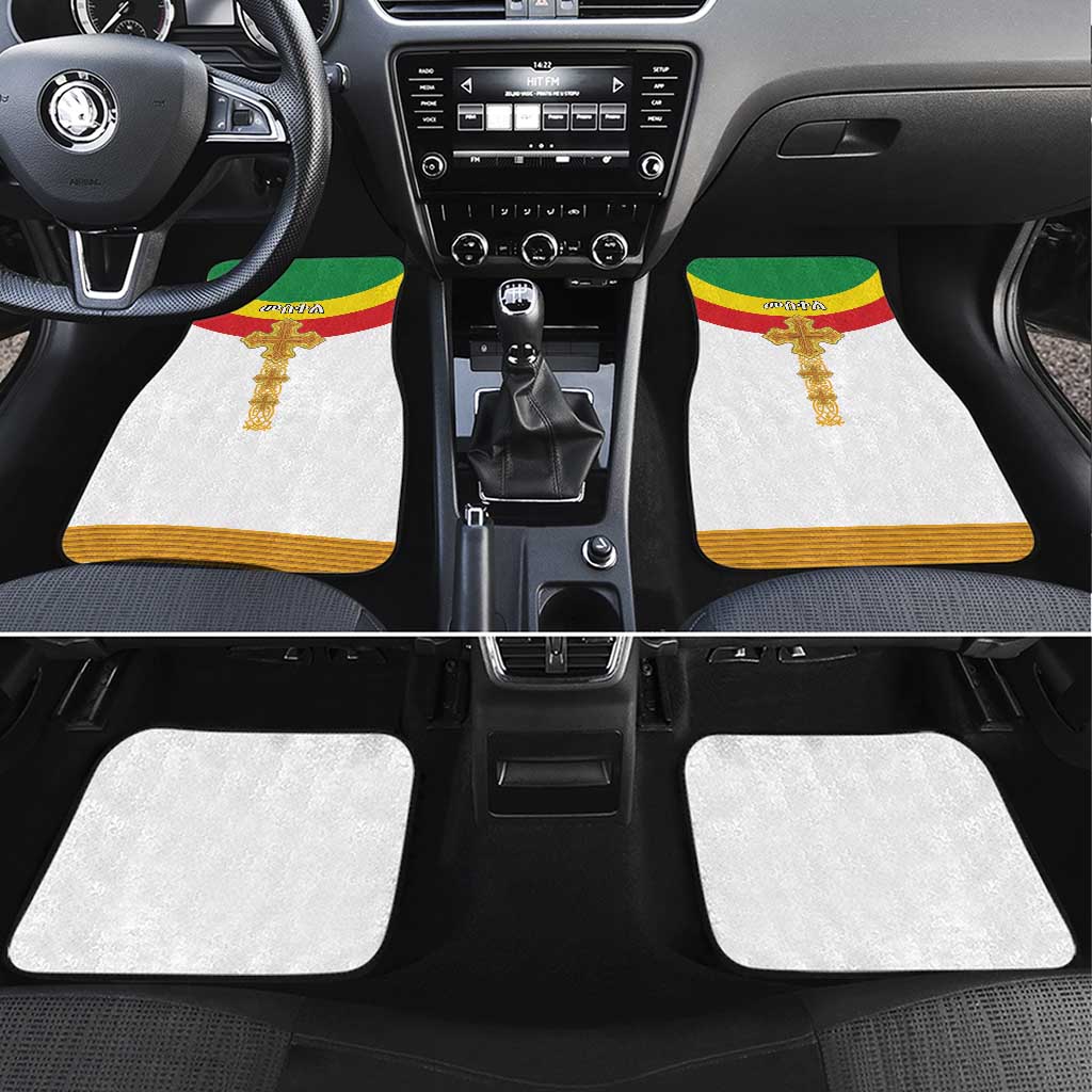 Ethiopia Meskel Car Mats Ethiopian Cross - Wonder Print Shop