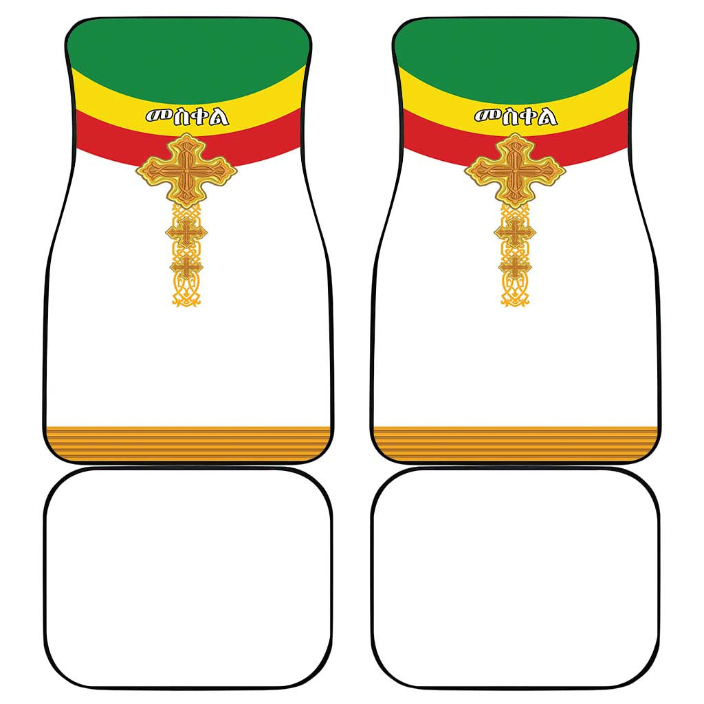 Ethiopia Meskel Car Mats Ethiopian Cross - Wonder Print Shop