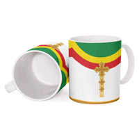 Ethiopia Meskel Ceramic Mug Ethiopian Cross - Wonder Print Shop