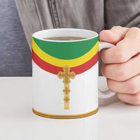Ethiopia Meskel Ceramic Mug Ethiopian Cross - Wonder Print Shop
