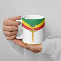 Ethiopia Meskel Ceramic Mug Ethiopian Cross - Wonder Print Shop