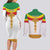 Ethiopia Meskel Couples Matching Long Sleeve Bodycon Dress and Long Sleeve Button Shirt Ethiopian Cross - Wonder Print Shop