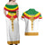 Ethiopia Meskel Couples Matching Off Shoulder Maxi Dress and Hawaiian Shirt Ethiopian Cross - Wonder Print Shop