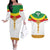 Ethiopia Meskel Couples Matching Off The Shoulder Long Sleeve Dress and Hawaiian Shirt Ethiopian Cross - Wonder Print Shop