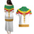 Ethiopia Meskel Couples Matching Puletasi and Hawaiian Shirt Ethiopian Cross - Wonder Print Shop