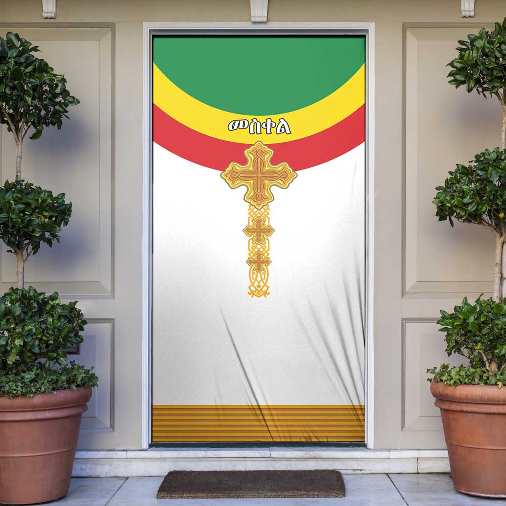 Ethiopia Meskel Door Cover Ethiopian Cross - Wonder Print Shop