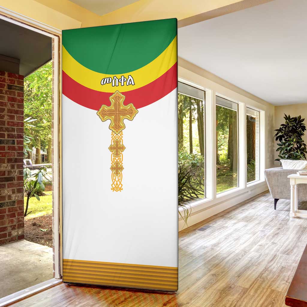 Ethiopia Meskel Door Cover Ethiopian Cross - Wonder Print Shop
