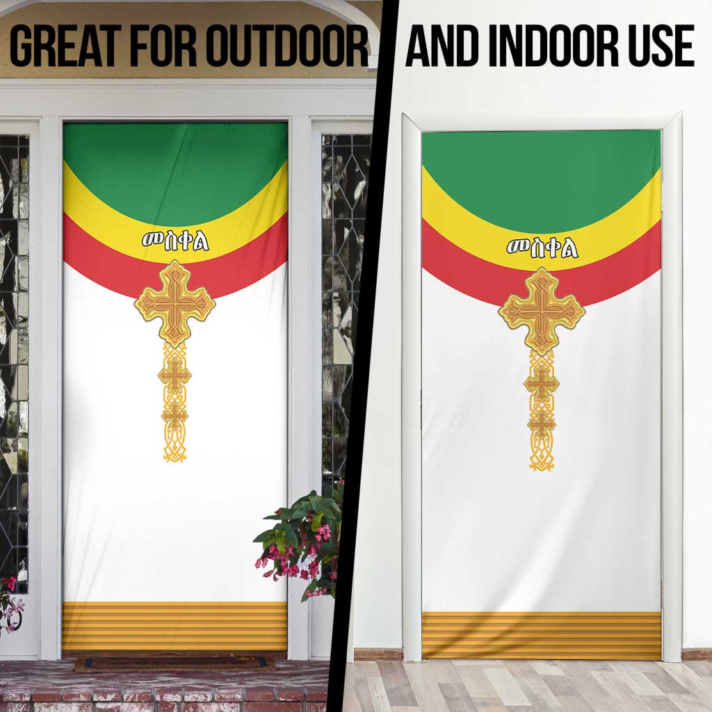 Ethiopia Meskel Door Cover Ethiopian Cross - Wonder Print Shop