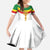 Ethiopia Meskel Family Matching Off The Shoulder Long Sleeve Dress and Hawaiian Shirt Ethiopian Cross - Wonder Print Shop