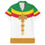 Ethiopia Meskel Family Matching Off The Shoulder Long Sleeve Dress and Hawaiian Shirt Ethiopian Cross - Wonder Print Shop