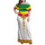 Ethiopia Meskel Family Matching Off Shoulder Maxi Dress and Hawaiian Shirt Ethiopian Cross - Wonder Print Shop