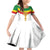 Ethiopia Meskel Family Matching Off Shoulder Short Dress and Hawaiian Shirt Ethiopian Cross - Wonder Print Shop