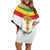 Ethiopia Meskel Family Matching Off Shoulder Short Dress and Hawaiian Shirt Ethiopian Cross - Wonder Print Shop