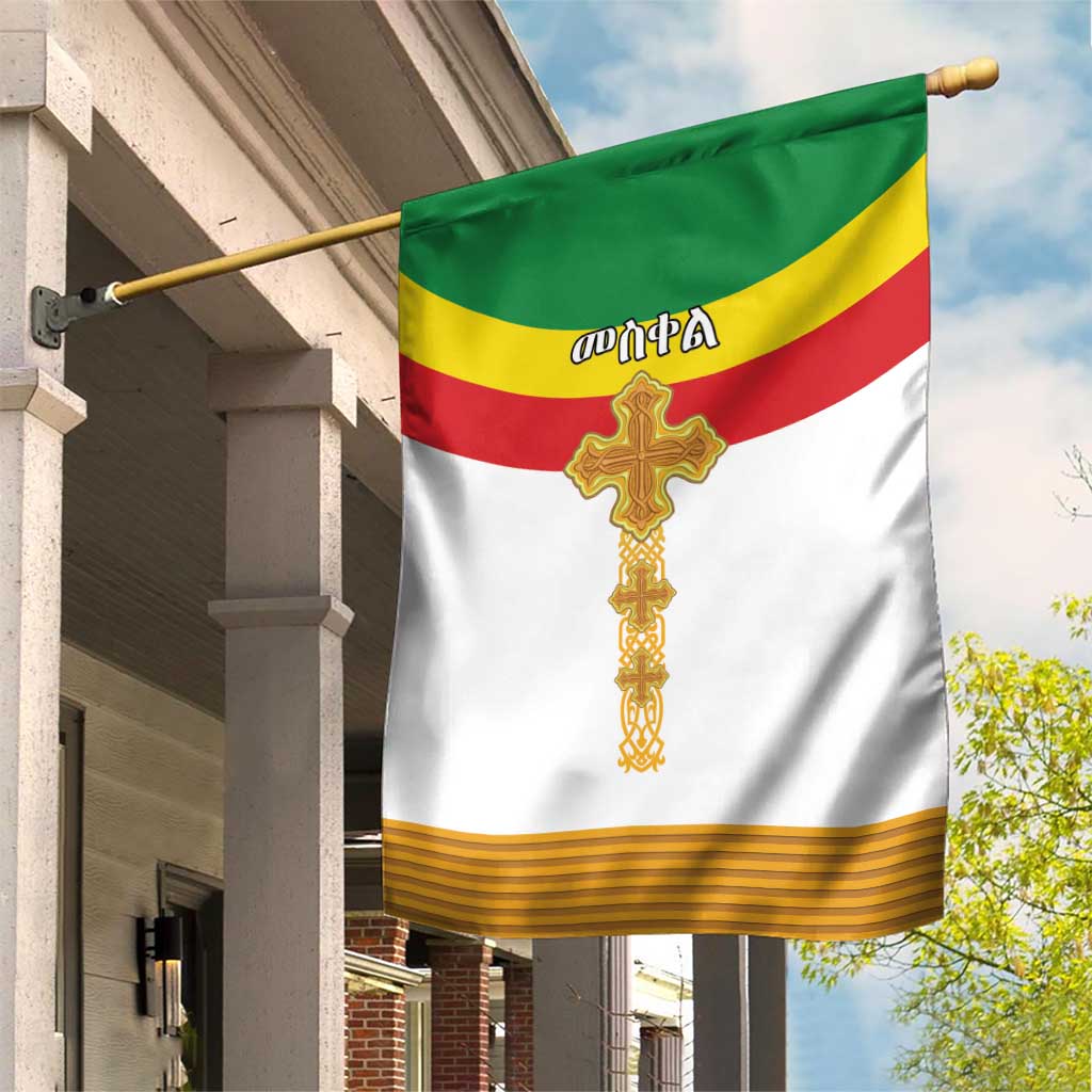 Ethiopia Meskel Garden Flag Ethiopian Cross - Wonder Print Shop