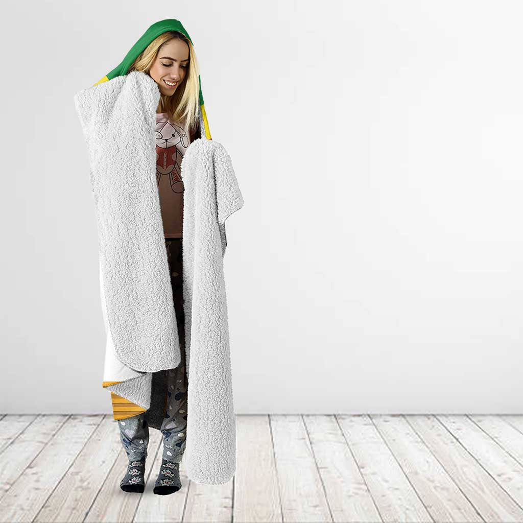 Ethiopia Meskel Hooded Blanket Ethiopian Cross - Wonder Print Shop